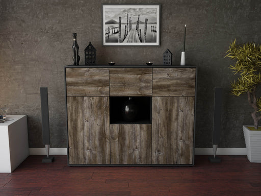 Highboard Milena, Treibholz Front (136x108x35cm) - Dekati GmbH