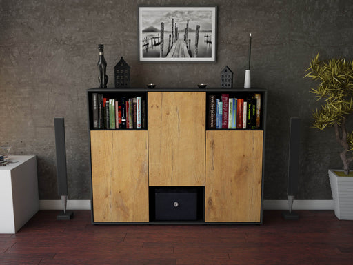 Highboard Momo, Eiche Front (136x108x35cm) - Dekati GmbH