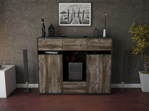 Highboard Nadia, Treibholz Front (136x108x35cm) - Dekati GmbH