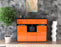 Highboard Nathalie, Orange Front (136x108x35cm) - Dekati GmbH