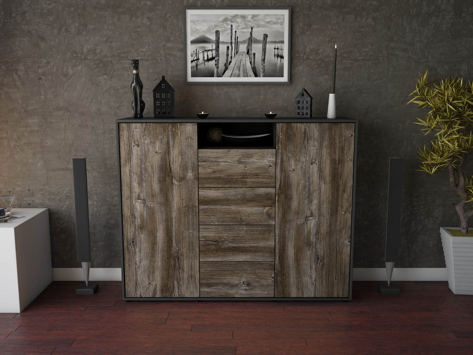 Highboard Nives, Treibholz Front (136x108x35cm) - Dekati GmbH