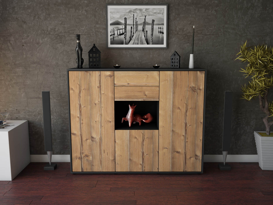 Highboard Penelope, Pinie Front (136x108x35cm) - Dekati GmbH