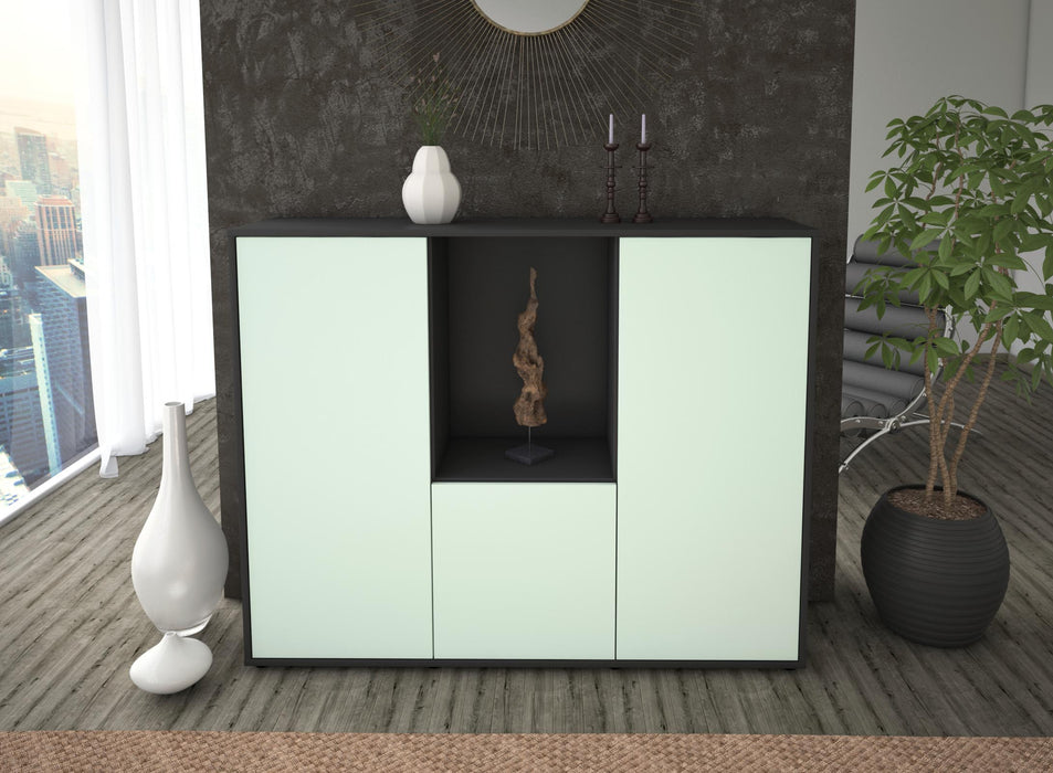 Highboard Pia, Mint Front (136x108x35cm) - Dekati GmbH