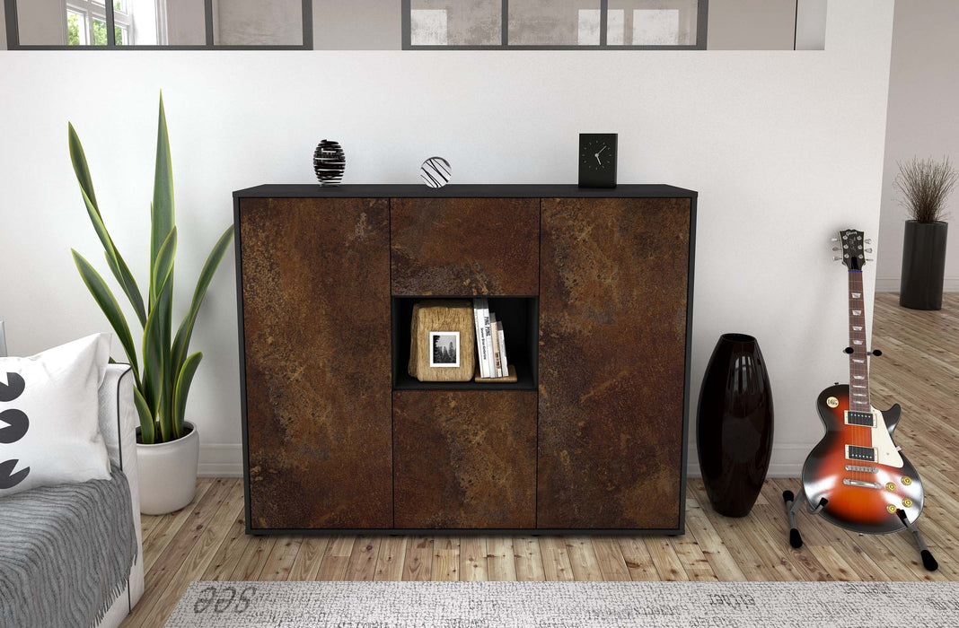 Highboard Pippa, Rost Front (136x108x35cm) - Dekati GmbH