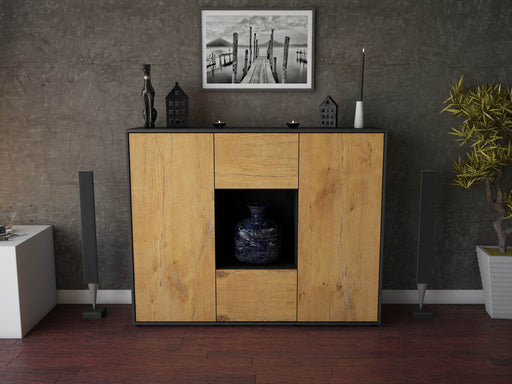 Highboard Priscilla, Eiche Front (136x108x35cm) - Dekati GmbH