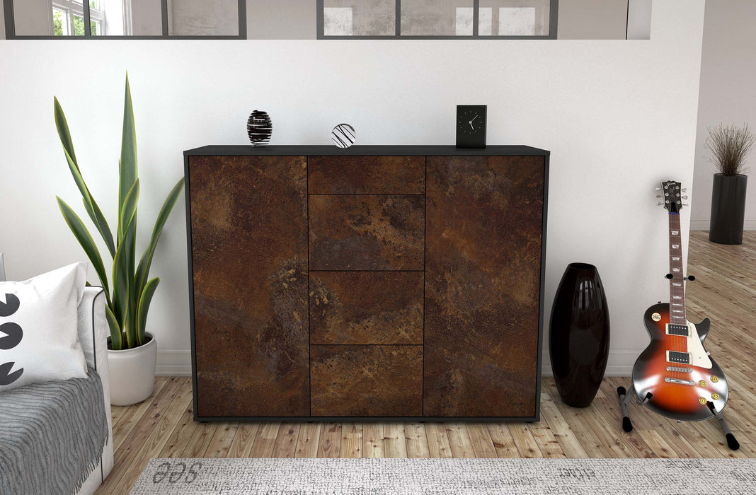 Highboard Prospera, Rost Front (136x108x35cm) - Dekati GmbH