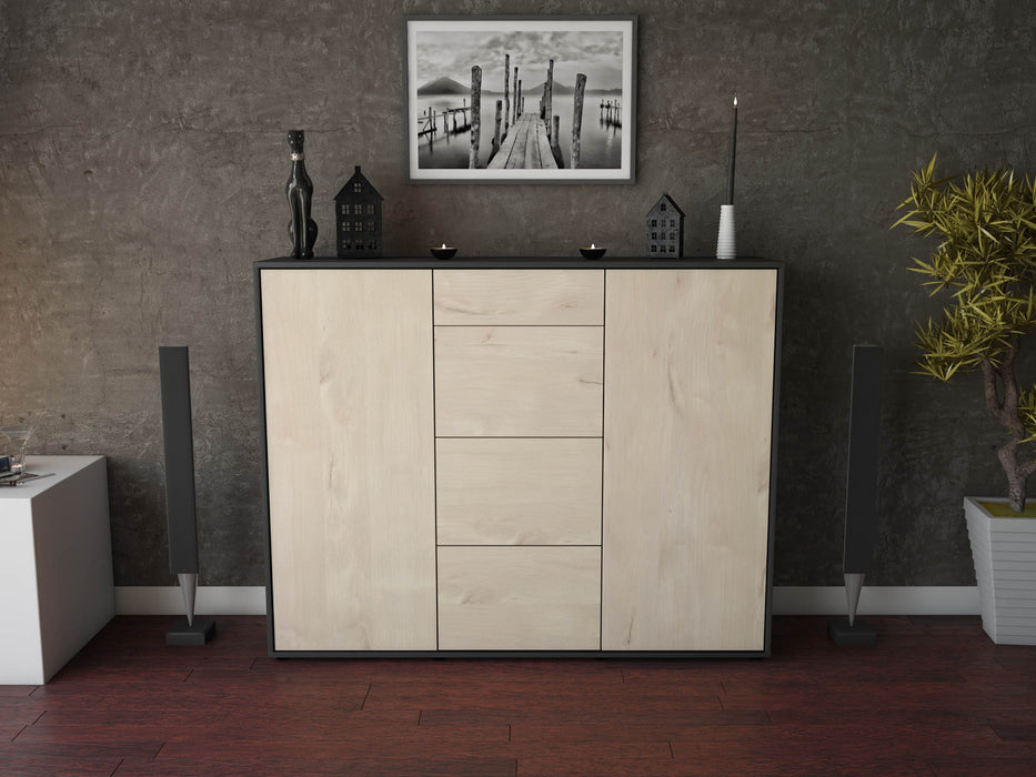 Highboard Prospera, Zeder Front (136x108x35cm) - Dekati GmbH