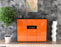 Highboard Quinta, Orange Front (136x108x35cm) - Dekati GmbH