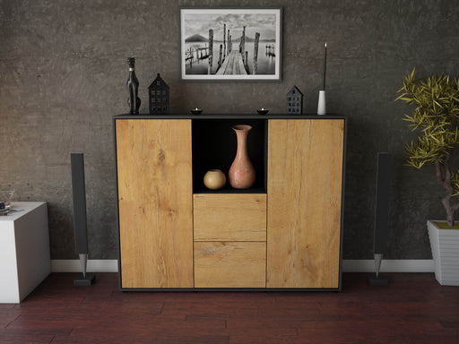 Highboard Rabea, Eiche Front (136x108x35cm) - Dekati GmbH