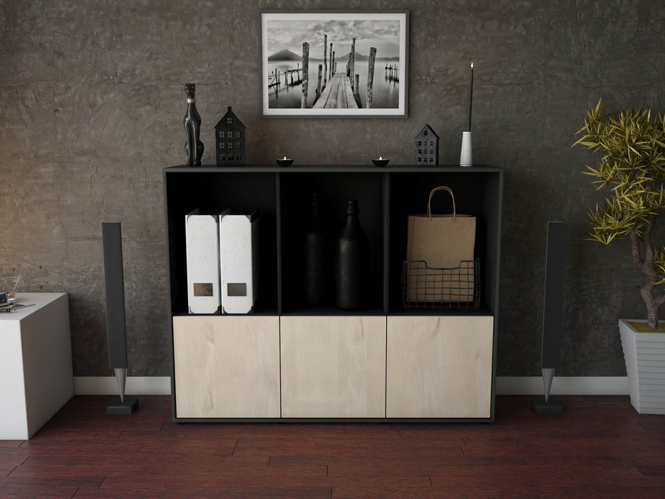 Highboard Seraphine, Zeder Front (136x108x35cm) - Dekati GmbH