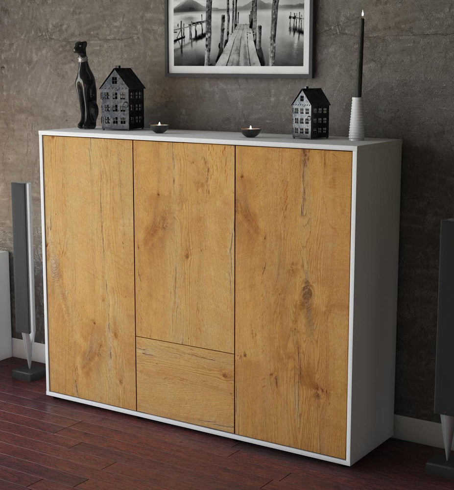 Highboard Maaria, Eiche Studio (136x108x35cm) - Dekati GmbH