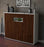 Highboard Madalena, Walnuss Studio (136x108x35cm) - Dekati GmbH