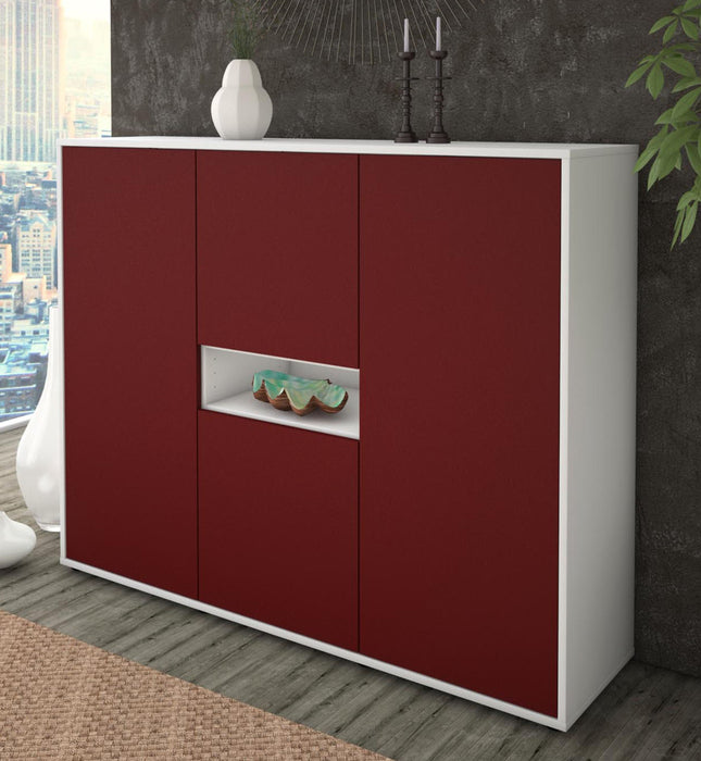 Highboard Maila, Bordeaux Studio (136x108x35cm) - Dekati GmbH