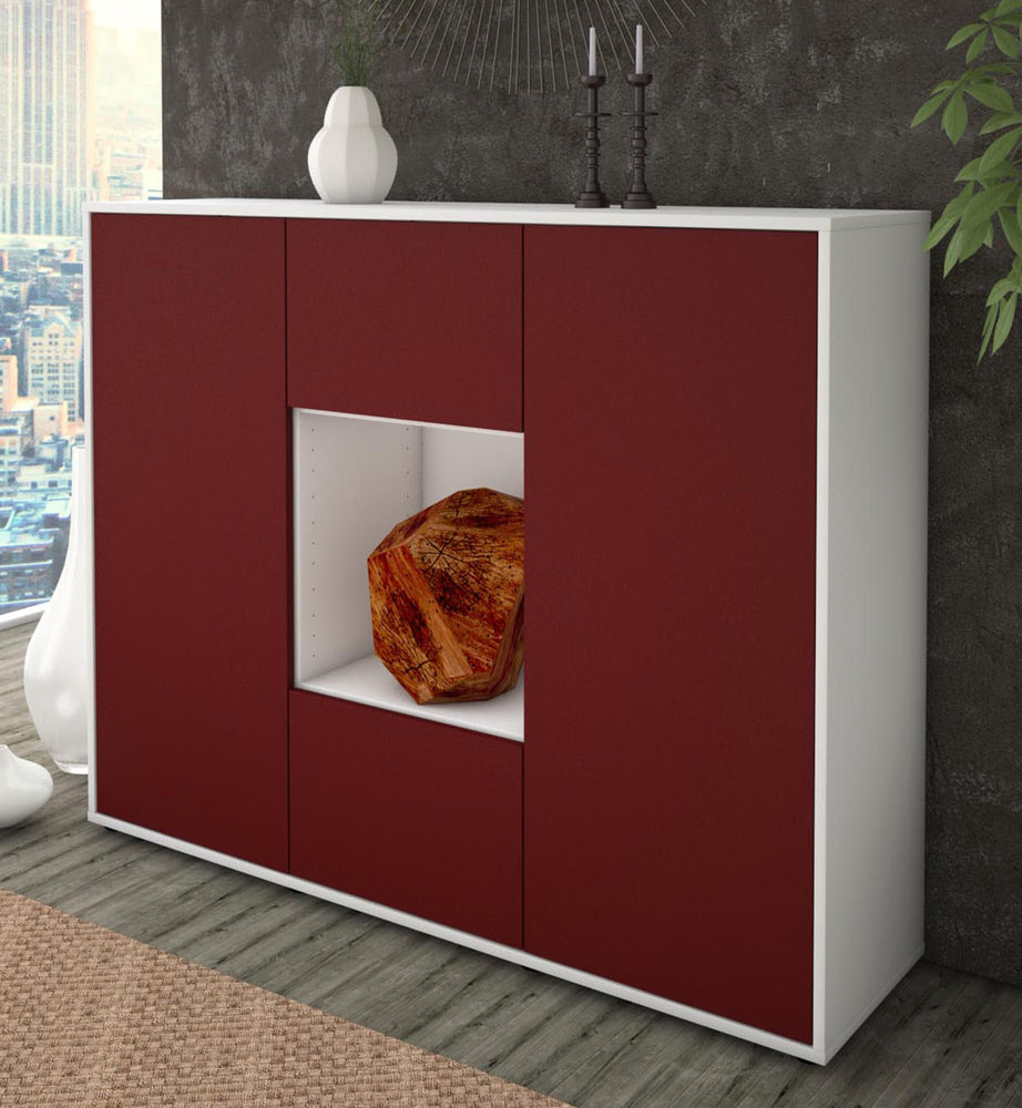 Highboard Mali, Bordeaux Studio (136x108x35cm) - Dekati GmbH