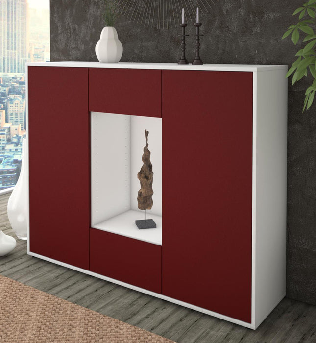 Highboard Malina, Bordeaux Studio (136x108x35cm) - Dekati GmbH