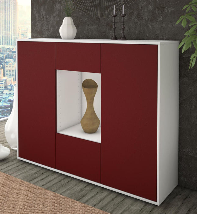 Highboard Mara, Bordeaux Studio (136x108x35cm) - Dekati GmbH