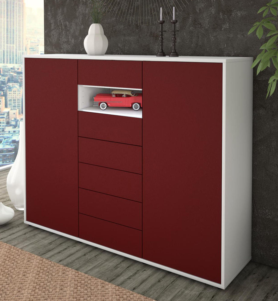 Highboard Maria, Bordeaux Studio (136x108x35cm) - Dekati GmbH