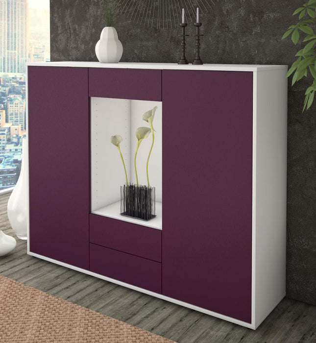 Highboard Marilena, Lila Studio (136x108x35cm) - Dekati GmbH