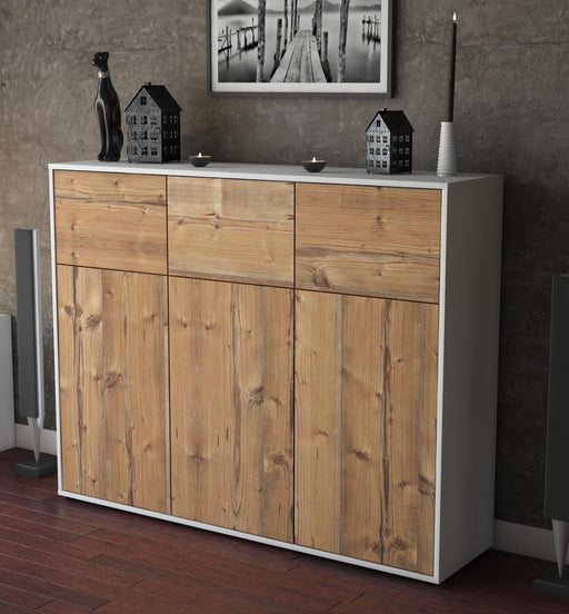 Highboard Marisa, Pinie Studio (136x108x35cm) - Dekati GmbH