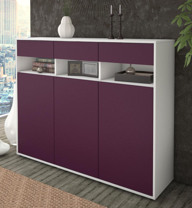 Highboard Marlene, Lila Studio (136x108x35cm) - Dekati GmbH