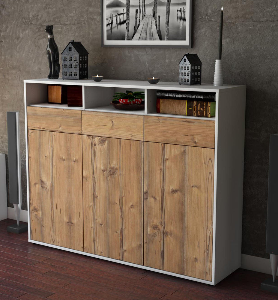 Highboard Marta, Pinie Studio (136x108x35cm) - Dekati GmbH