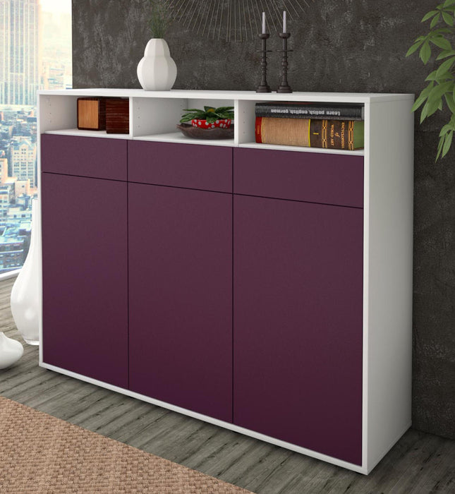 Highboard Marta, Lila Studio (136x108x35cm) - Dekati GmbH