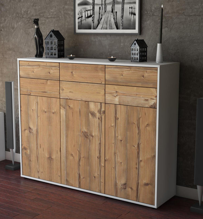 Highboard Martina, Pinie Studio (136x108x35cm) - Dekati GmbH