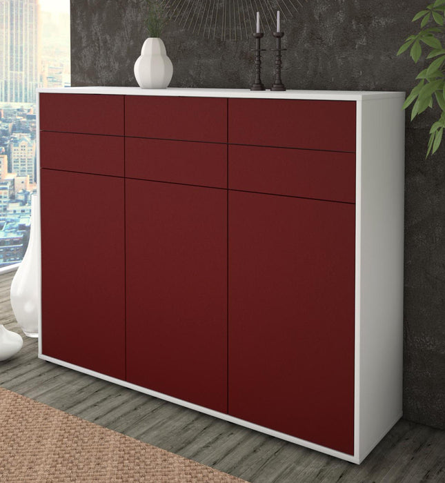 Highboard Martina, Bordeaux Studio (136x108x35cm) - Dekati GmbH