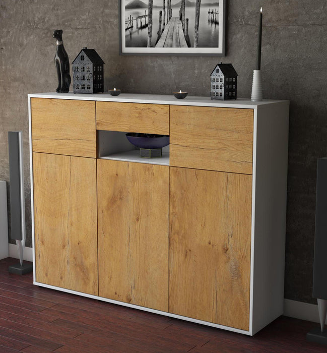 Highboard Matilda, Eiche Studio (136x108x35cm) - Dekati GmbH