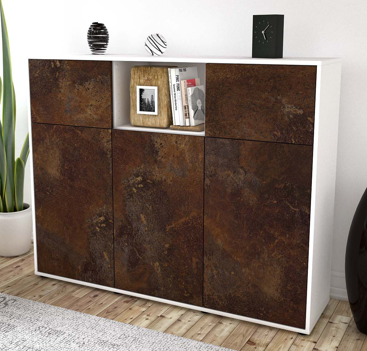 Highboard Melanie, Rost Studio (136x108x35cm) - Dekati GmbH