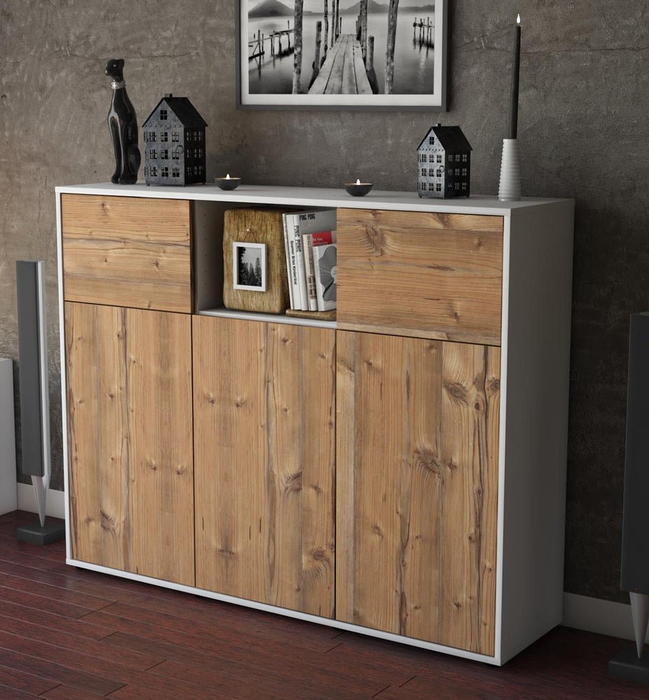 Highboard Melanie, Pinie Studio (136x108x35cm) - Dekati GmbH