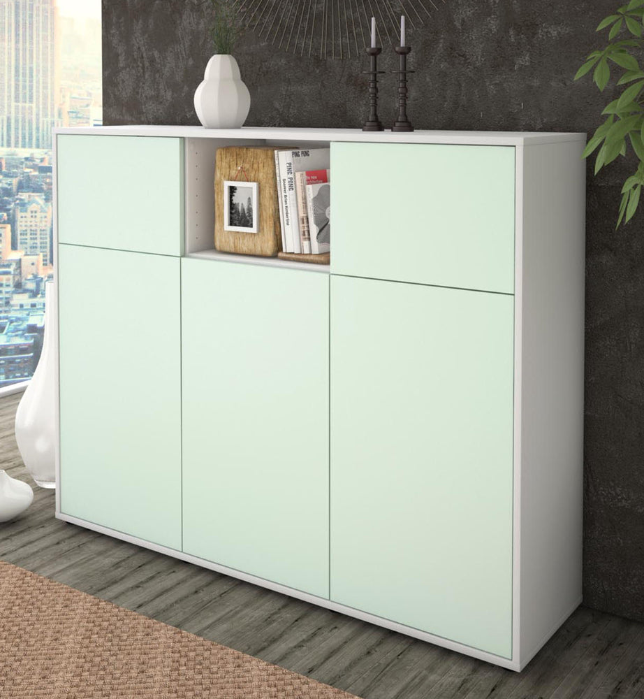 Highboard Melanie, Mint Studio (136x108x35cm) - Dekati GmbH