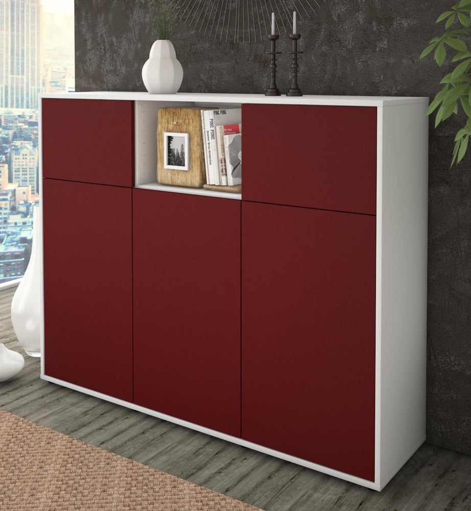 Highboard Melanie, Bordeaux Studio (136x108x35cm) - Dekati GmbH