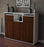 Highboard Melena, Walnuss Studio (136x108x35cm) - Dekati GmbH