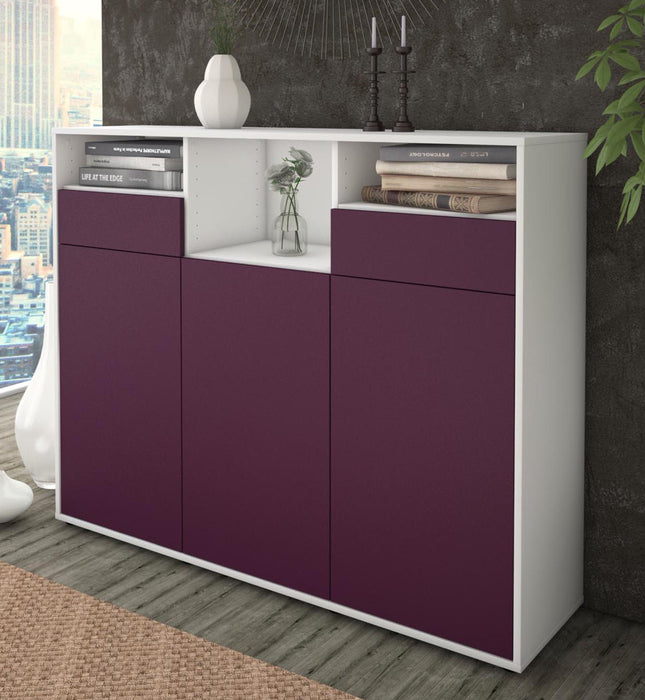 Highboard Melina, Lila Studio (136x108x35cm) - Dekati GmbH