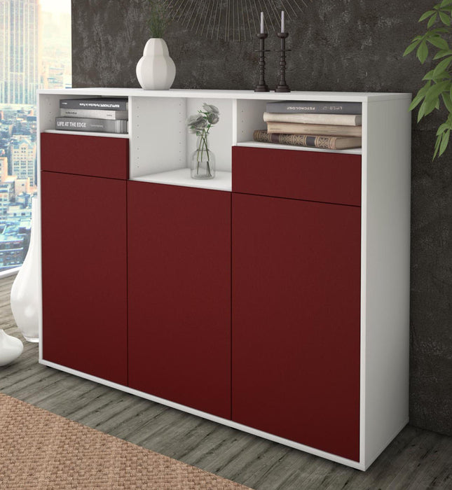 Highboard Melina, Bordeaux Studio (136x108x35cm) - Dekati GmbH