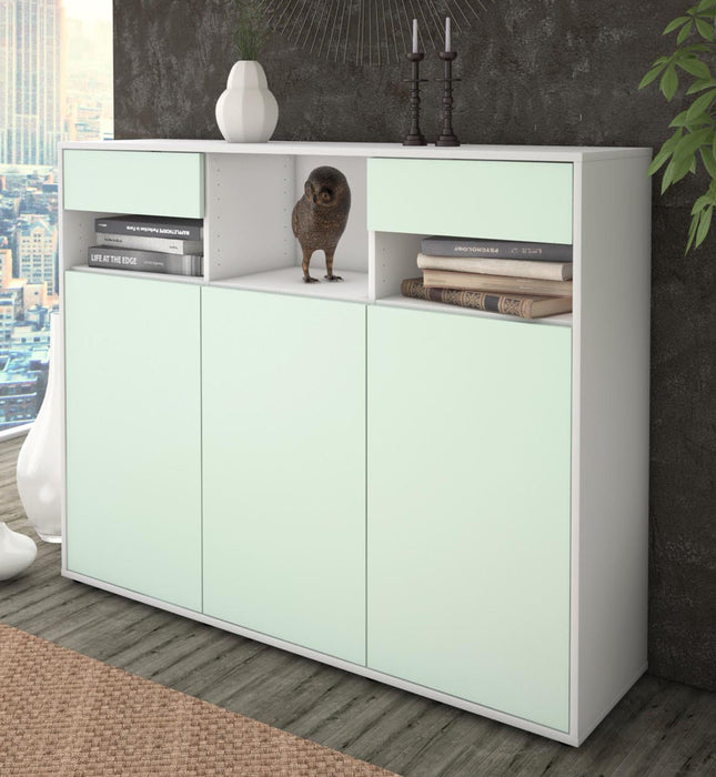 Highboard Mena, Mint Studio (136x108x35cm) - Dekati GmbH