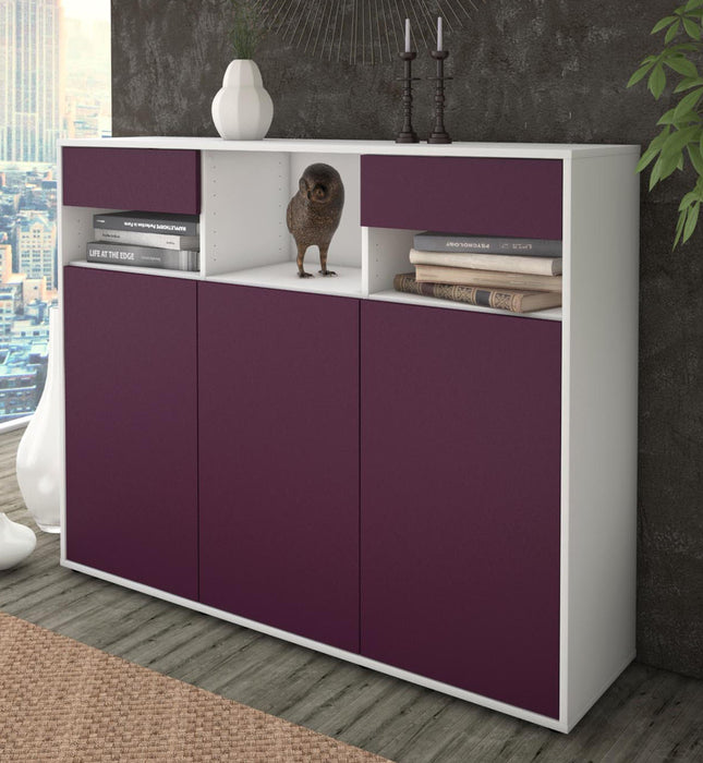 Highboard Mena, Lila Studio (136x108x35cm) - Dekati GmbH