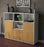 Highboard Mia, Eiche Studio (136x108x35cm) - Dekati GmbH