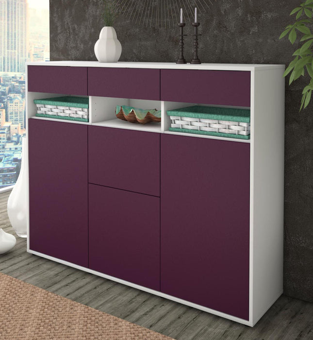 Highboard Michaela, Lila Studio (136x108x35cm) - Dekati GmbH