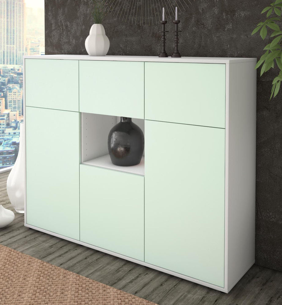 Highboard Milena, Mint Studio (136x108x35cm) - Dekati GmbH