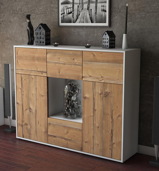 Highboard Milou, Pinie Studio (136x108x35cm) - Dekati GmbH