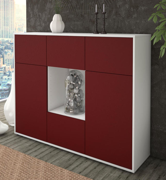 Highboard Milou, Bordeaux Studio (136x108x35cm) - Dekati GmbH