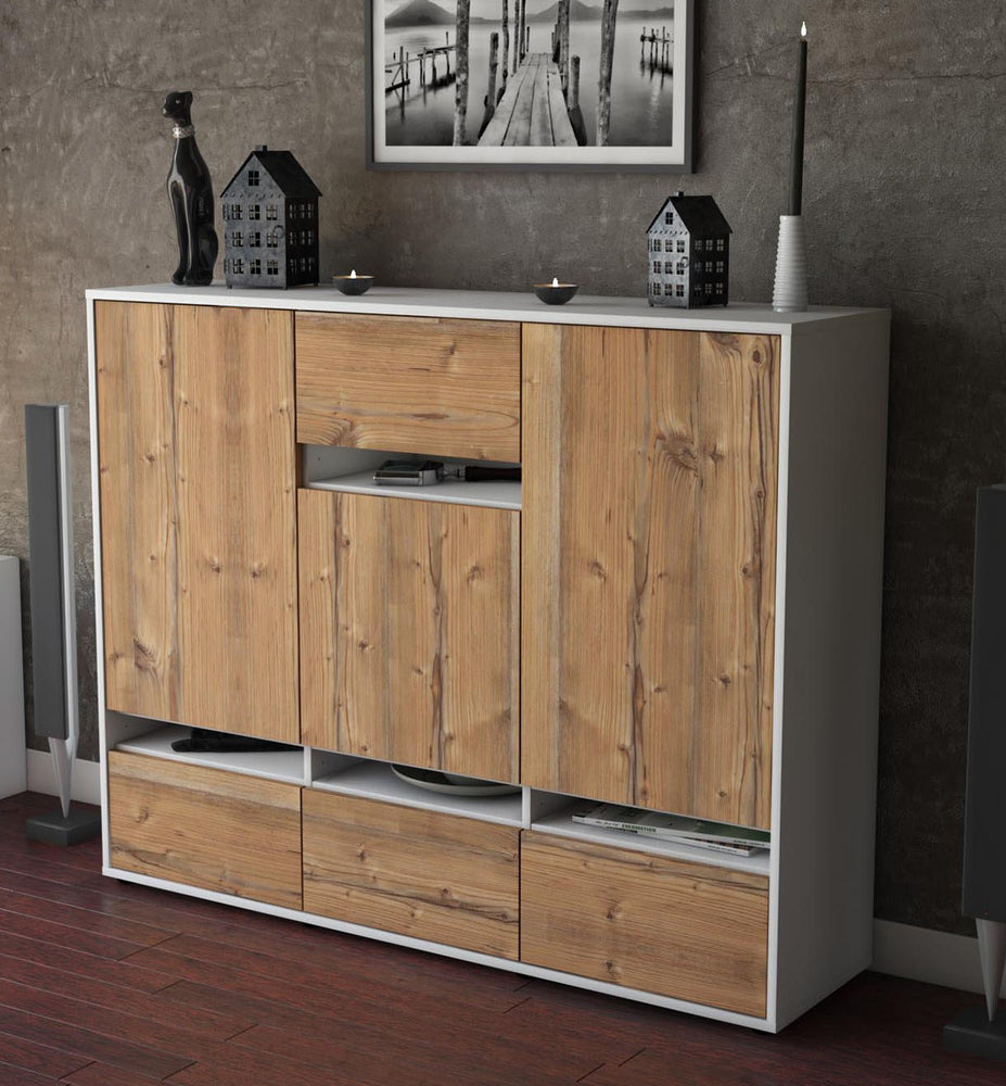 Highboard Mona, Pinie Studio (136x108x35cm) - Dekati GmbH