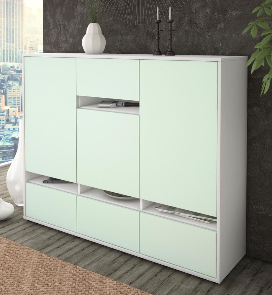 Highboard Mona, Mint Studio (136x108x35cm) - Dekati GmbH