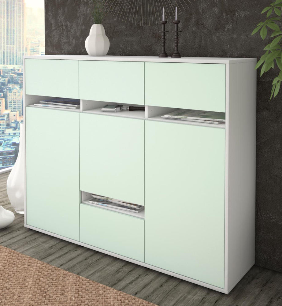 Highboard Monia, Mint Studio (136x108x35cm) - Dekati GmbH