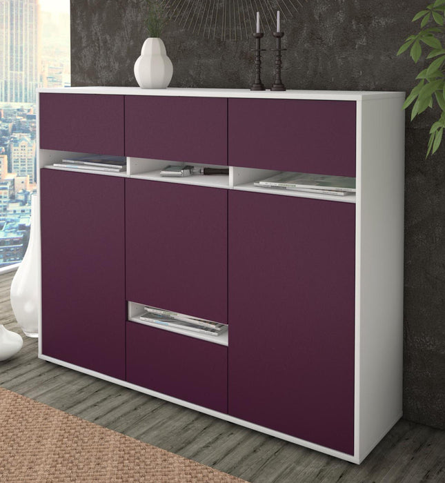 Highboard Monia, Lila Studio (136x108x35cm) - Dekati GmbH