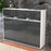 Highboard Monja, Grau Studio (136x108x35cm) - Dekati GmbH