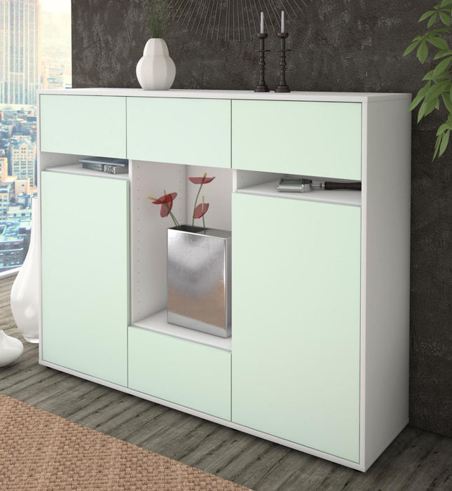 Highboard Nadia, Mint Studio (136x108x35cm) - Dekati GmbH