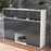 Highboard Natalie, Grau Studio (136x108x35cm) - Dekati GmbH